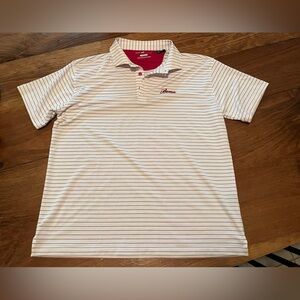 Horn Legend Alabama Bama Roll Tide Performance Luxury Golf Polo youth L like new